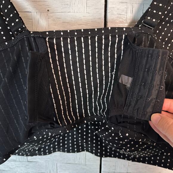 Swim by Cacique women’s two piece Bikini swimsuit black white Romantic plus size - Picture 5 of 16